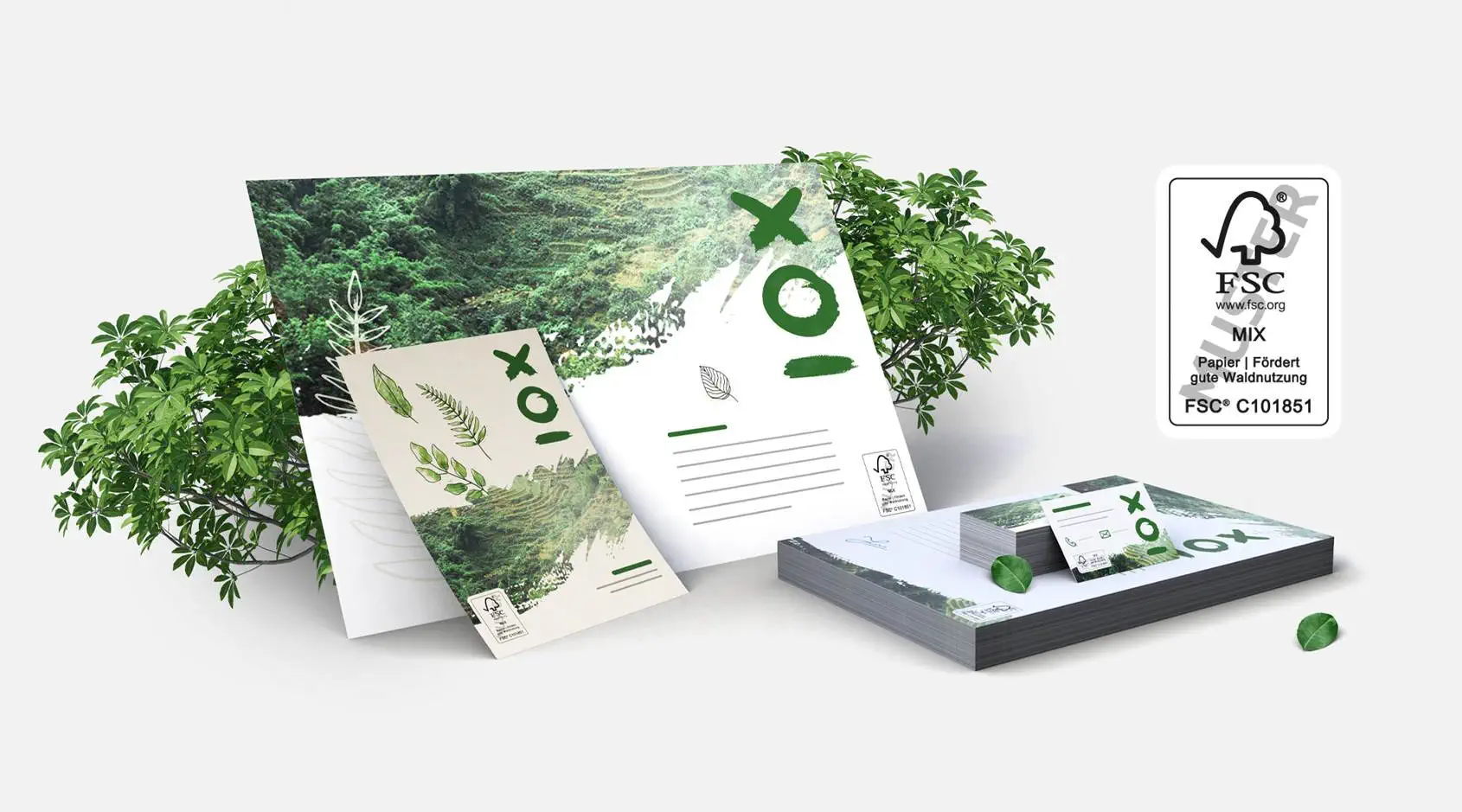 FSC®-Label Aufdruck